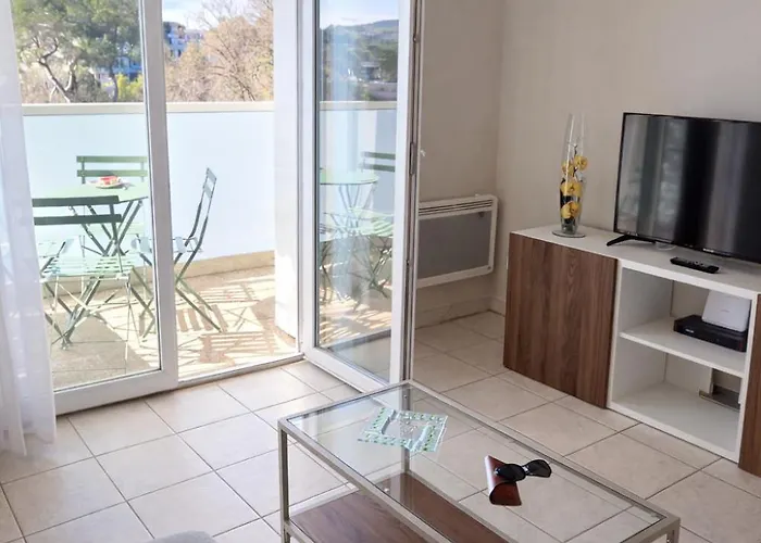 Apartmán Jardin De Themis, T2, 4p, Parking, Terrasse *